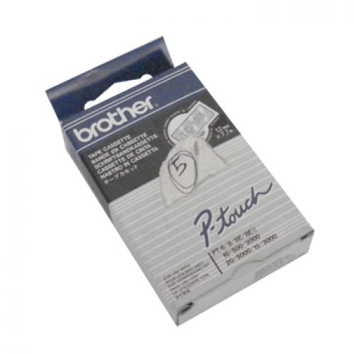 BROTHER Fita laminada Transparente/Azul 12 mm , Brother , BROTC103 , 4977766050500